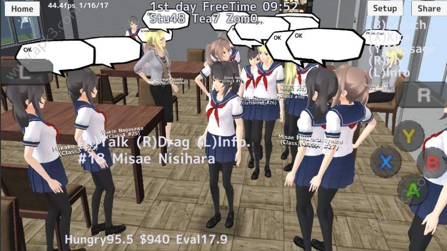 School Girls SimulatorӣУ԰ģĺ  v1.039.99 screenshot 4