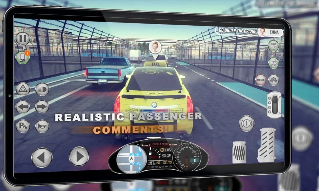 ʵ⳵ģ2023׿İ棨Real Taxi Simulator 2023  v0.0.1 screenshot 3
