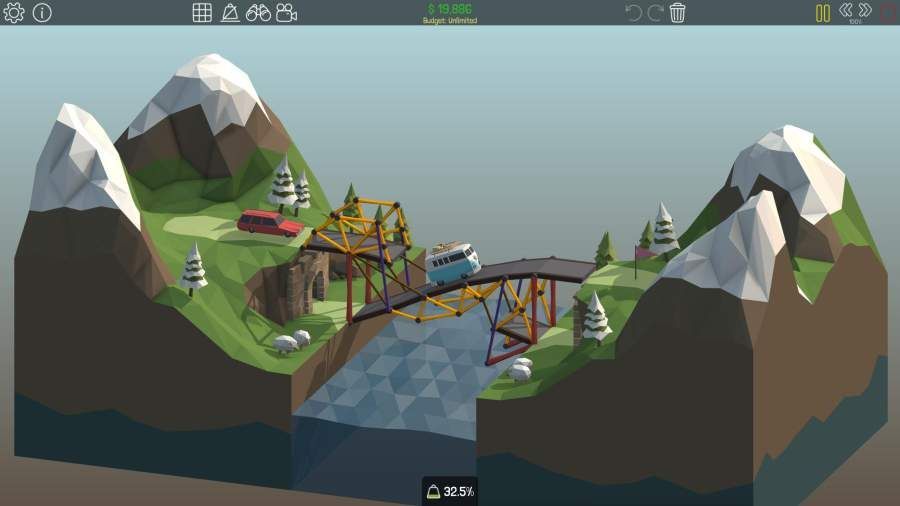 100׬99Ϸ׿(Poly Bridge)  v1.2.2 screenshot 4