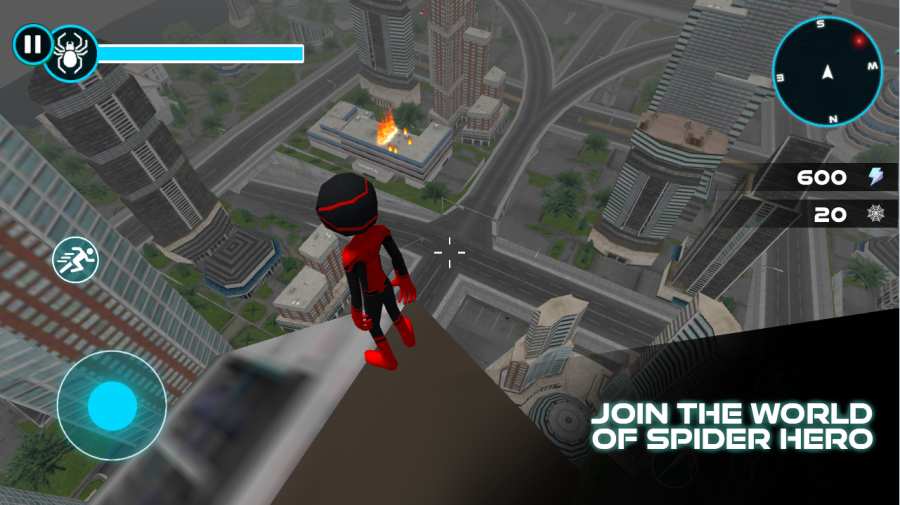֩Ϸİ棨Spider Hero Stickman Rope Warrior  v3.9.4 screenshot 4