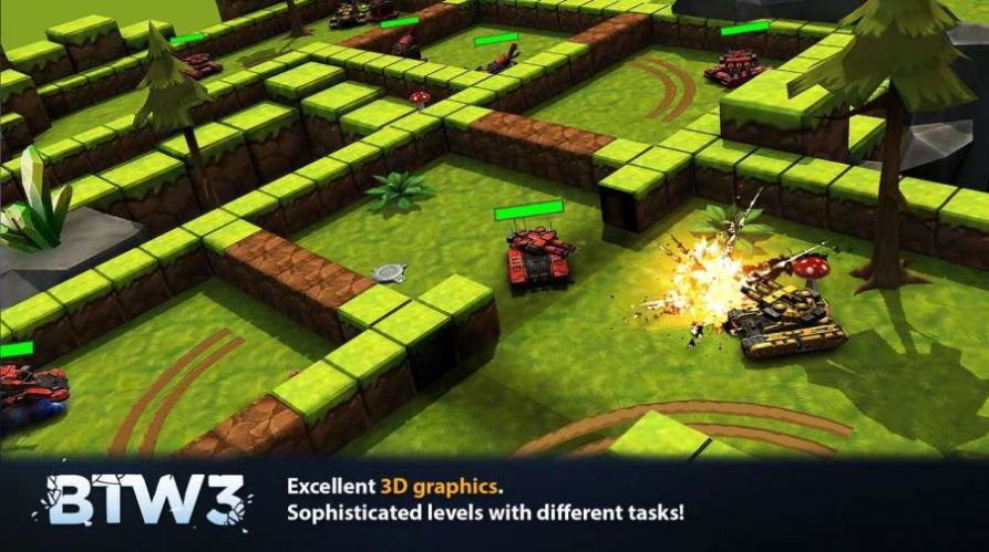 Block Tank Wars 3ֻ׿  v1.16 screenshot 2