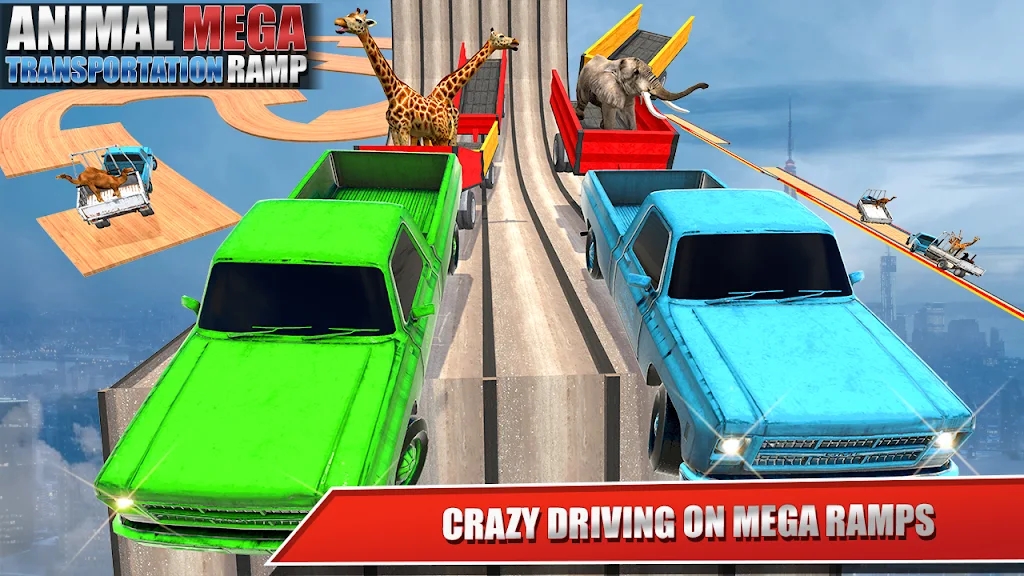 ￨3DϷ׿İ棨Animal Transport Truck Game Mega Ramps Cargo Truck  v1.0 screenshot 2