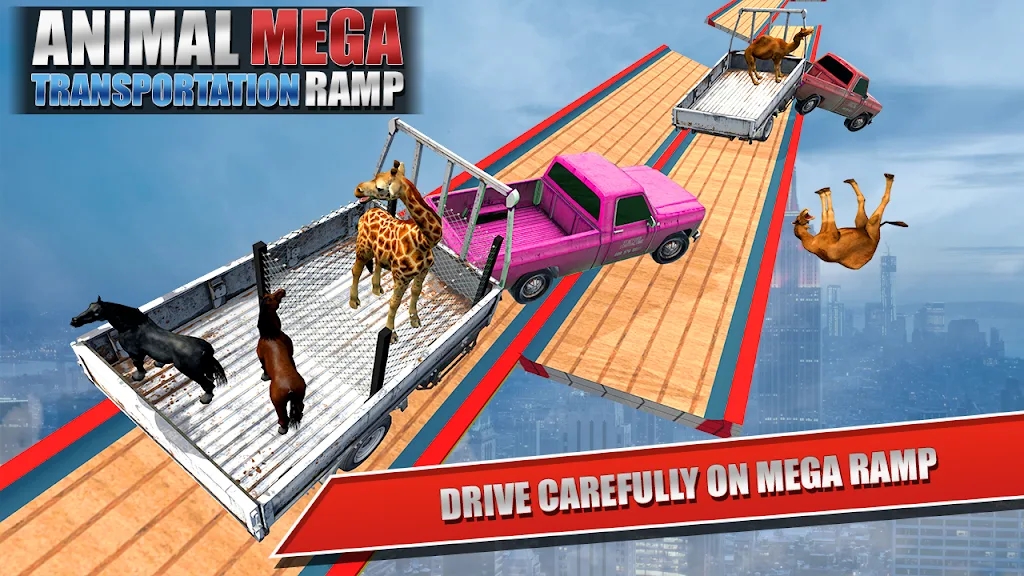 ￨3DϷ׿İ棨Animal Transport Truck Game Mega Ramps Cargo Truck  v1.0 screenshot 1