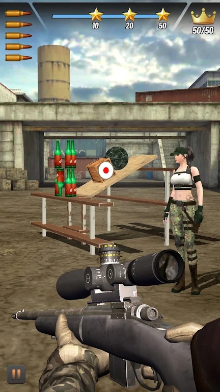 ȤľѻϷٷ׿棨Fire Sniper Games Fun Shooting Hunter  v1.0.1 screenshot 1