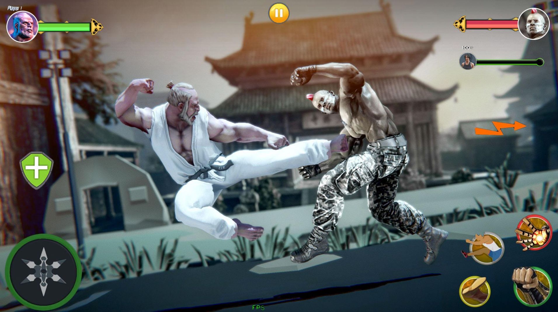 ֵͷϷ׿أKarate Street Fight  v1.1 screenshot 1