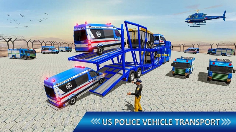 Ϸֻ棨Police FireTruck Transport  v1.0 screenshot 3
