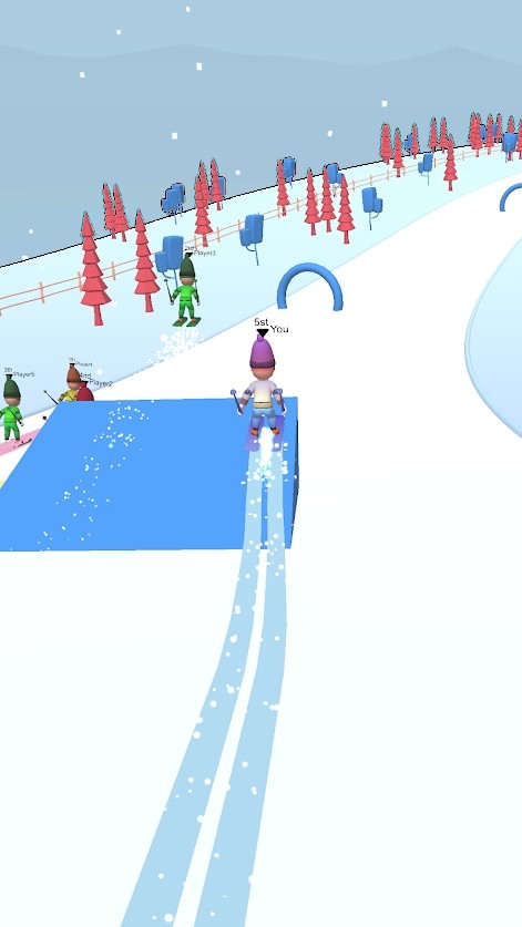 ѩɽϷ׿棨Skier hill 3d  v1.0 screenshot 3