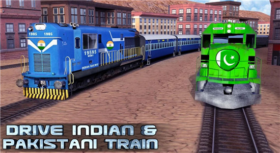 ӡȻģʻϷֻ棨India VS Pakistan Train Racing  v1.6 screenshot 2