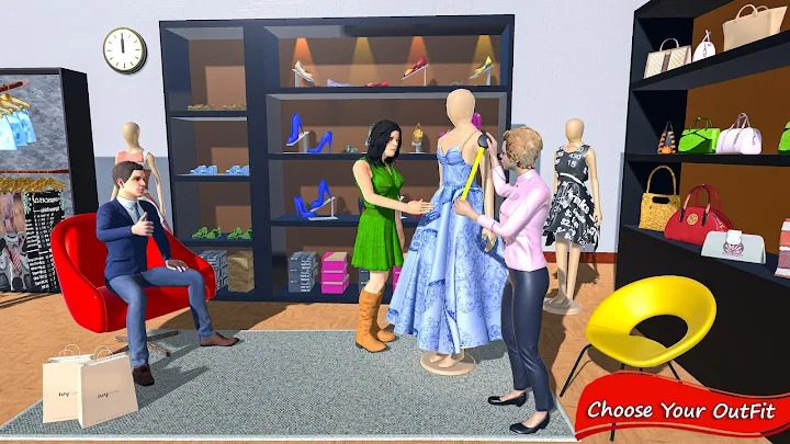 ҸĻͥ3DϷ׿İ棨Virtual Wedding Happy Family  v0.1 screenshot 3