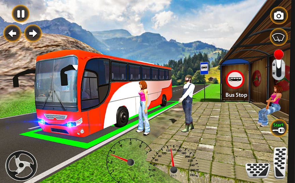 ʿϷмʻģϷֻ棨Bus Games City Driving Sim  v1.0 screenshot 4