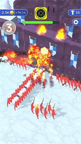 йǴǱΧϷ׿أIdle Battering Ram Castle Siege  v0.01.33 screenshot 2