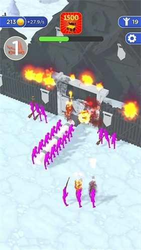 йǴǱΧϷ׿أIdle Battering Ram Castle Siege  v0.01.33 screenshot 1