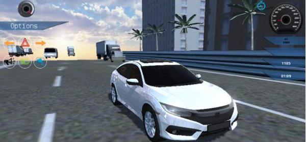 Honda Civic Car Drive Gameֻ  v0.1 screenshot 2