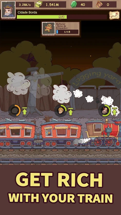 𳵴Ϸ׿棨Steam Train Tycoon  v1.0 screenshot 2