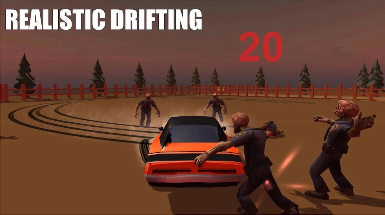 Ư齩ʬϷ׿ٷ棨Drift Car Smash Zombies  v1.2 screenshot 4