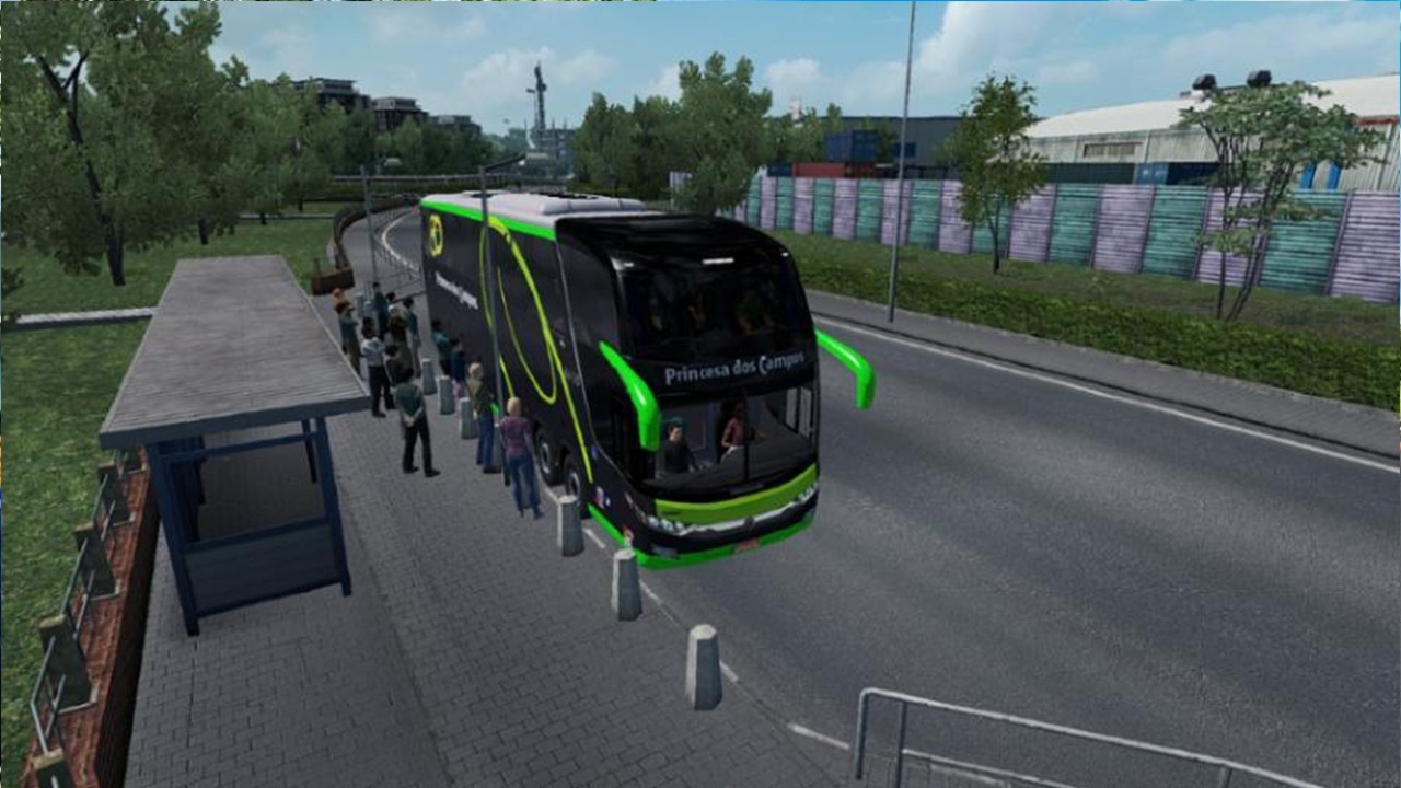 ʿмʻϷٷİأBig Bus City Buses Driving Max  v0.1 screenshot 1
