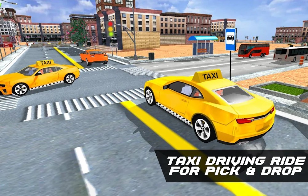 ߼⳵˾ģϷ׿棨Advance Cab Taxi Driver Simulator  v1.4 screenshot 1