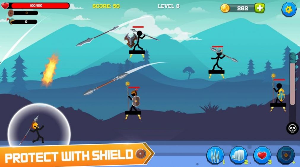 ս˹ӢϷ׿棨Stickman Archer Hero  v1.0 screenshot 1
