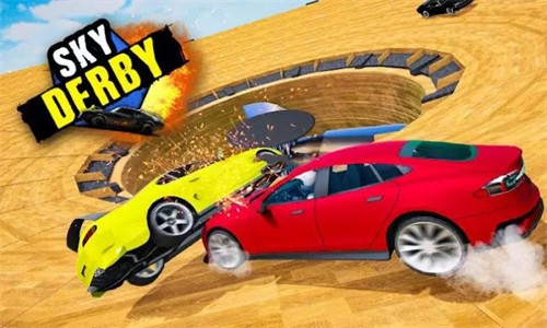 յ±ײؼϷֻ棨Sky Derby Car Crash Stunts  v1.0.5 screenshot 1
