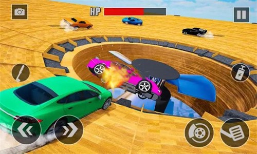 յ±ײؼϷֻ棨Sky Derby Car Crash Stunts  v1.0.5 screenshot 2