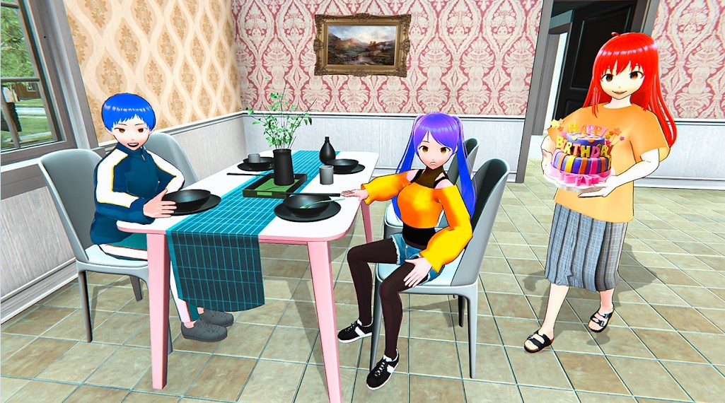ĸͥ3DϷİ׿棨Anime Virtual Mother Sim  v1.0 screenshot 1