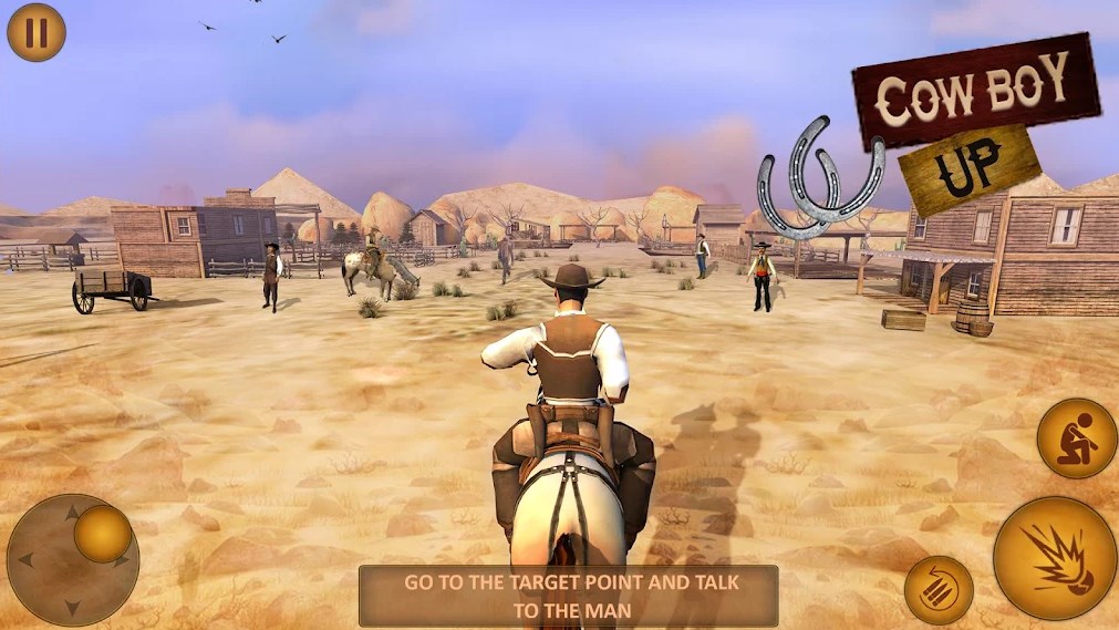 西部枪手牛仔游戏安卓版下载（Western Gunfighter Cowboy Game）图3: