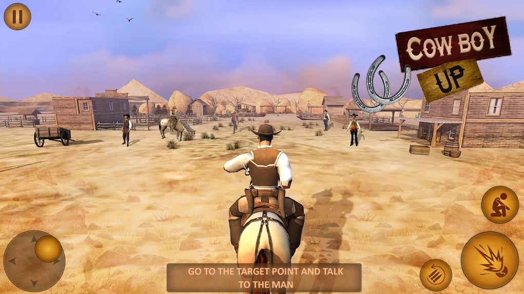 西部枪手牛仔游戏安卓版下载（Western Gunfighter Cowboy Game）图1:
