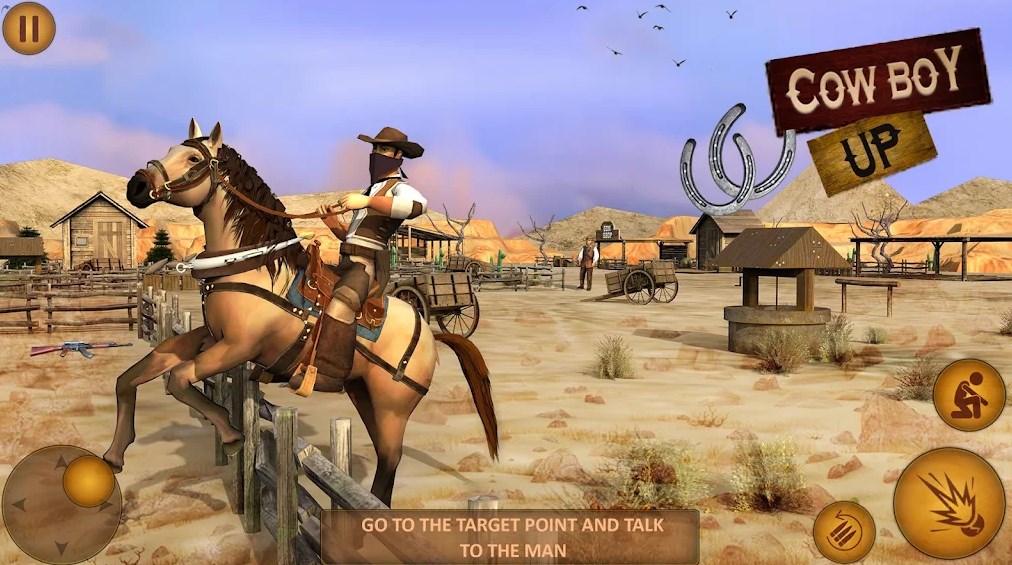 西部枪手牛仔游戏安卓版下载（Western Gunfighter Cowboy Game）图片1