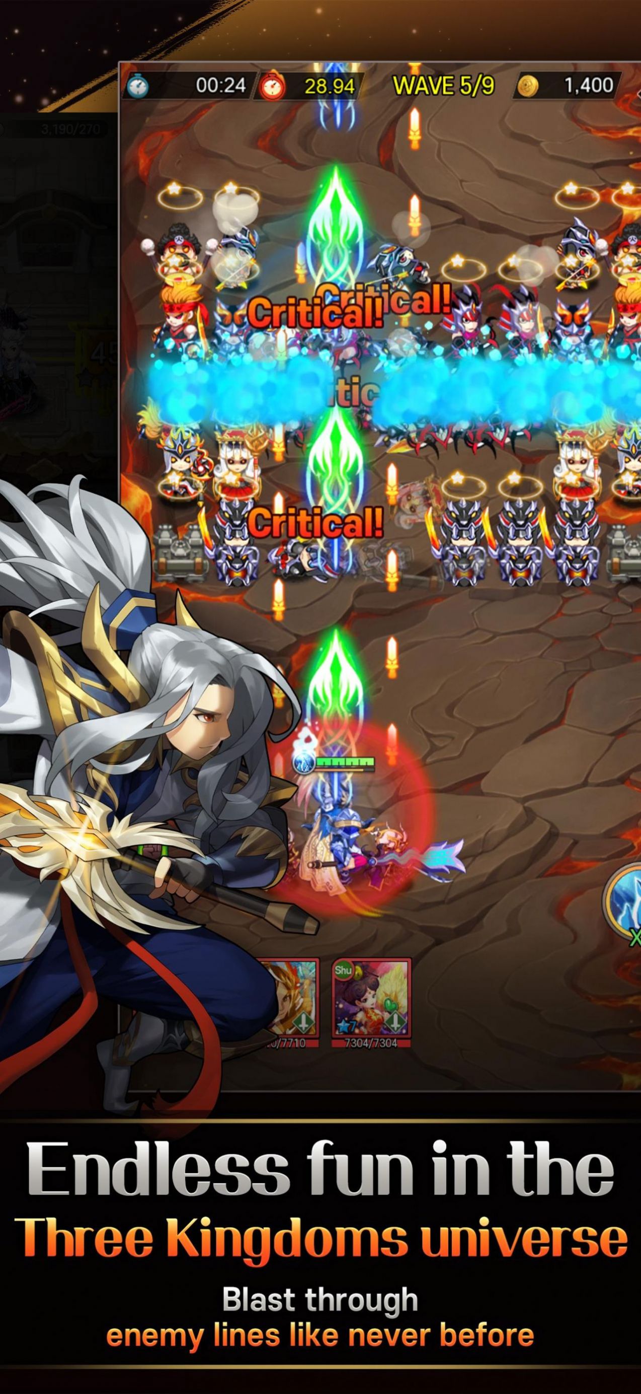 Ӣιٷ°棨Hero Blaze Three Kingdoms  v1.1.2 screenshot 2
