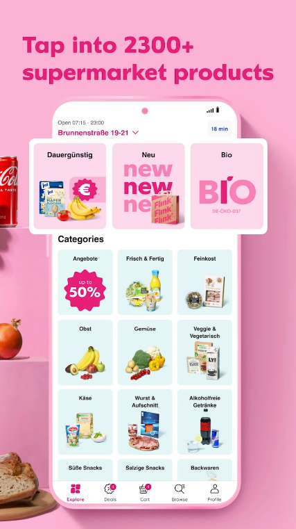 Flink Groceries in minutes App Download for Android  v2.58.0 screenshot 3