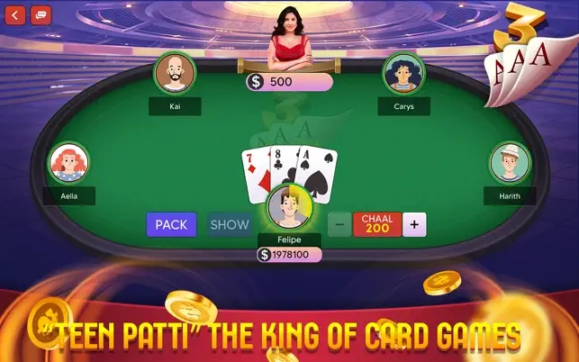 Teen Patti Indian Poker Hack Apk Download  2.0 screenshot 2