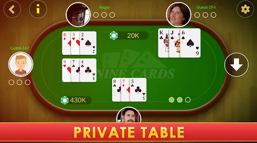 Nine Card Brag Kitti Apk Download for Android  2.0 screenshot 3