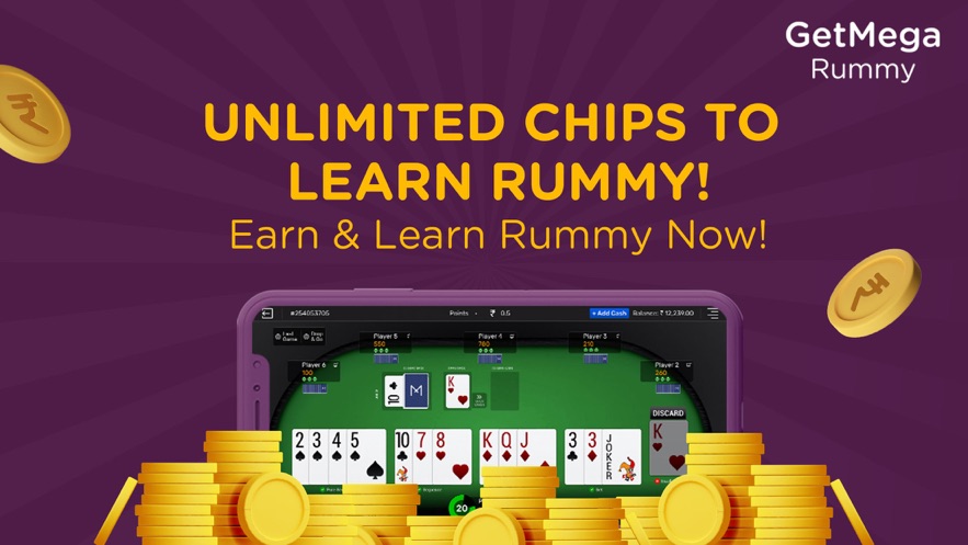 GetMega Rummy Play Cash Rummy apk download  1.0 screenshot 1