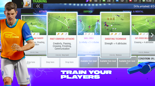 Top Eleven Be a Soccer Manager Mod Apk Latest Version  24.2.2 screenshot 1