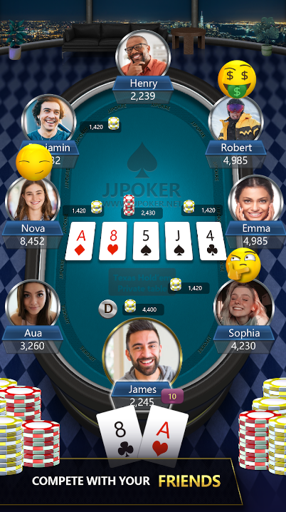 JJPoker Texas Holdem Online Apk Free Download  1.16.5 screenshot 1