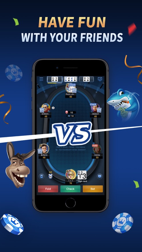 X-Poker Holdem Omaha OFC apk download  1.12.0 screenshot 1