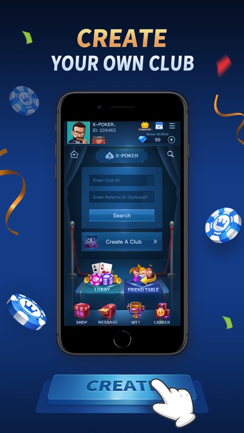 X-Poker Holdem Omaha OFC apk download  1.12.0 screenshot 4