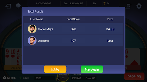Rummy Lite-Online Indian Rummy downloadable content android  1.0.1 screenshot 4
