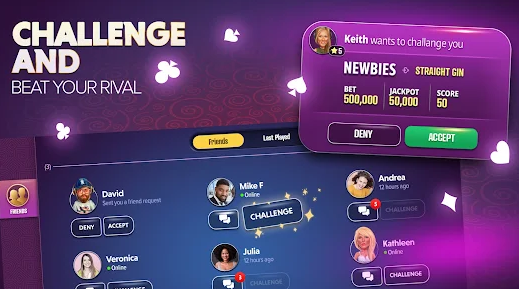 Gin Rummy Extra Online Rummy Apk Download for Android  2.0.4 screenshot 2