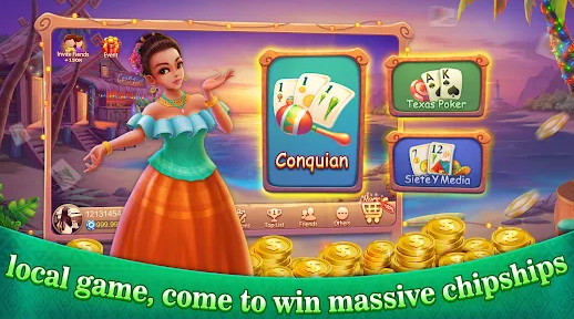 Conquian Siete Y Media Burro Apk Download for Android  1.0.8 screenshot 2