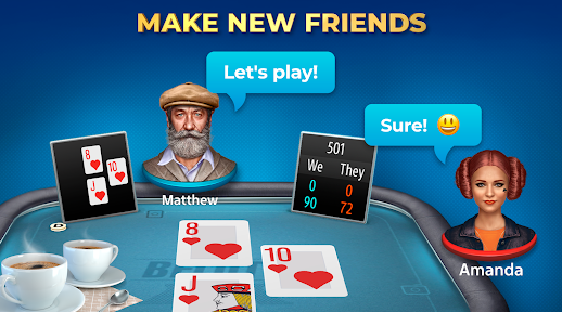 Belote Coinche by Pokerist Apk Free Download  56.24.0 screenshot 2