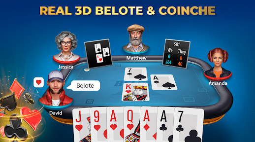 Belote Coinche by Pokerist Apk Free Download  56.24.0 screenshot 4