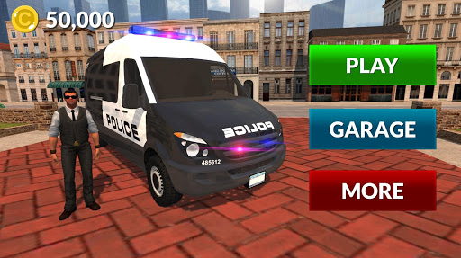 American Police Van Driving apk download for android  1.3 screenshot 2