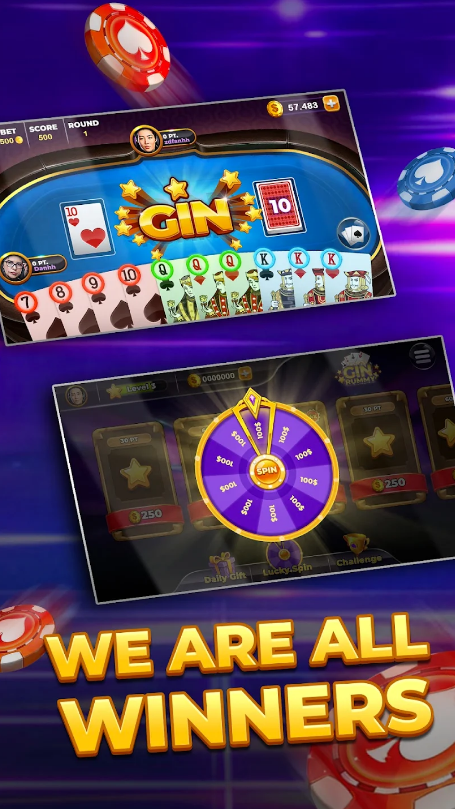 Gin Rummy Card Game Free Download  1.05 screenshot 4