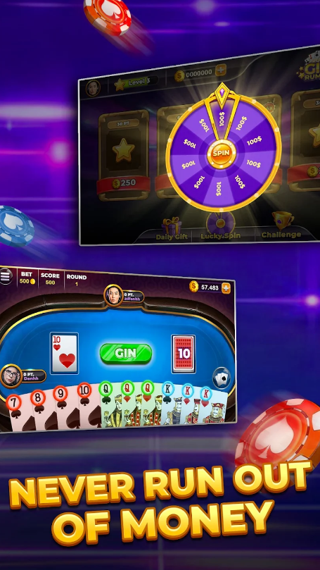 Gin Rummy Card Game Free Download  1.05 screenshot 1