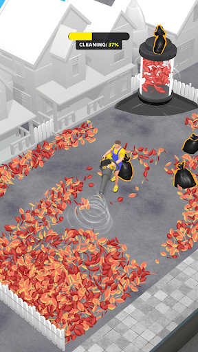 Leaf Blower City Cleaning Game mod apk download  1.8.0 screenshot 2