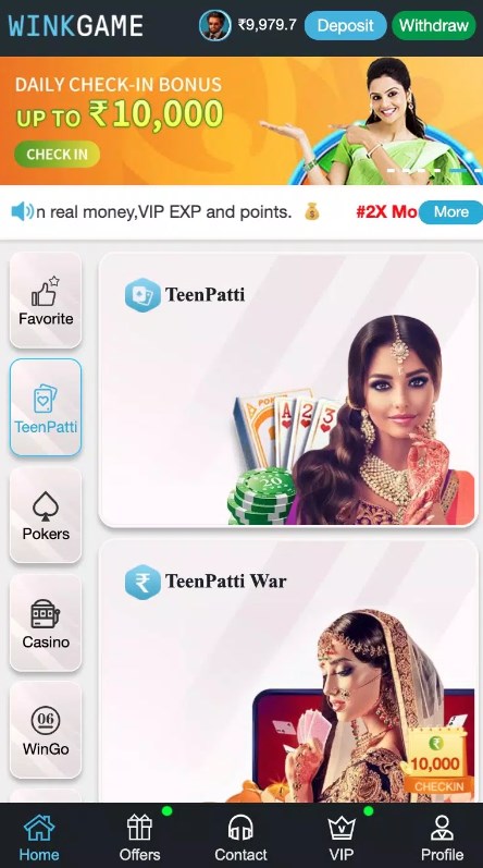 Wink TeenPatti apk download latest version  1.1 screenshot 4