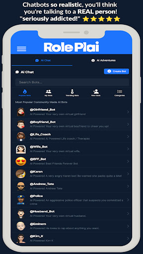 RolePlai Ai Chat Bot app free download  1.3 screenshot 1