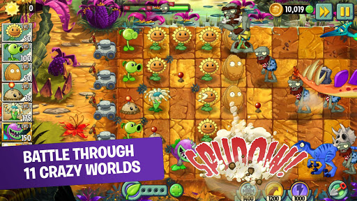 Plants vs Zombies 2 mod apk unlimited gems and coins and sun  10.8.1 screenshot 3