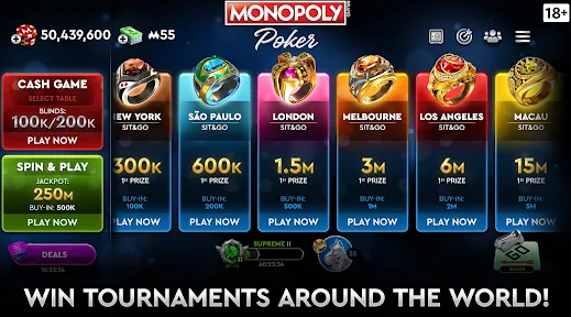MONOPOLY Poker Texas Holdem Apk Download  1.7.15 screenshot 2